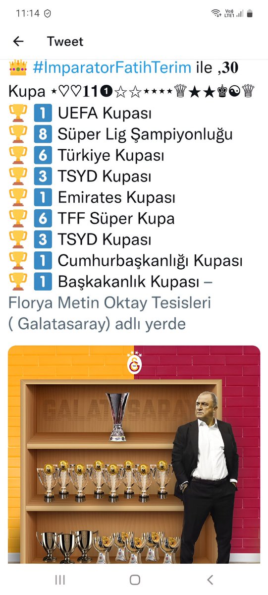 martinlionkingCR7 (@martinlionkingc) on Twitter photo Türk Futbol Tarihi'nin Açık ara gelmiş geçmiş en iyi,en büyük,en başarılı,en Tecrübeli,en Kariyerli,en Winner,en çok Kupa Kazanan 30,Rakiplerini en çok irite eden,<a href="/acmilan/">AC Milan</a> <a href="/acffiorentina/">ACF Fiorentina</a> <a href="/GalatasaraySK/">Galatasaray SK</a> <a href="/MilliTakimlar/">Türkiye #BizimÇocuklar 🇹🇷</a> da çalışmış en başarılı Teknik Direktördür GRANDE <a href="/fatihterim/">Fatih Terim</a> Türk Futbol Tarihi'nin Açık ara gelmiş geçmiş en iyi,en büyük,en başarılı,en Tecrübeli,en Kariyerli,en Winner,en çok Kupa Kazanan 30,Rakiplerini en çok irite eden,<a href="/acmilan/">AC Milan</a> <a href="/acffiorentina/">ACF Fiorentina</a> <a href="/GalatasaraySK/">Galatasaray SK</a> <a href="/MilliTakimlar/">Türkiye #BizimÇocuklar 🇹🇷</a> da çalışmış en başarılı Teknik Direktördür GRANDE <a href="/fatihterim/">Fatih Terim</a>