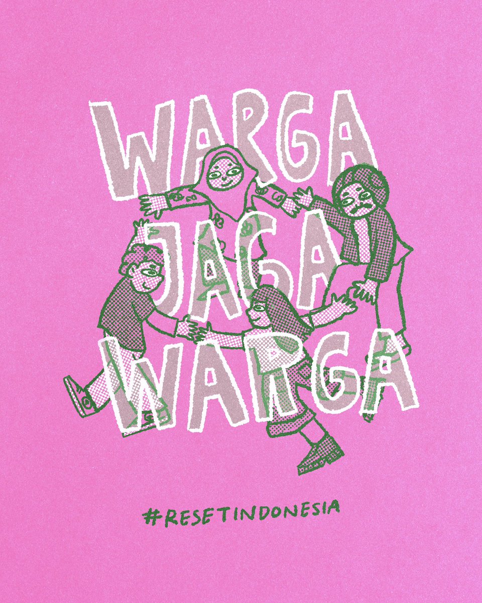 wobbegongz's tweet image. doodle semalam 💚🩷 #ResetIndonesia #WargaJagaWarga