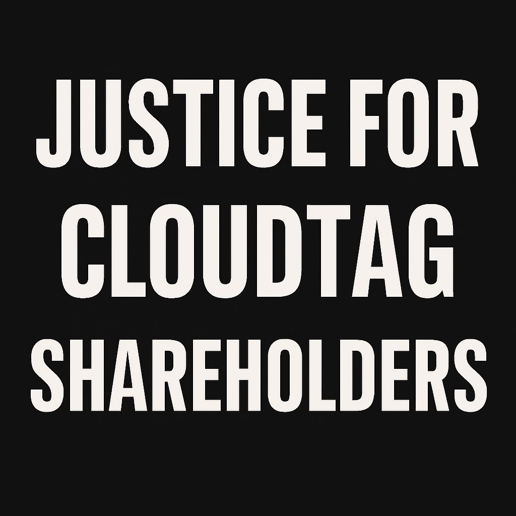 Itsovergoodbye3's tweet photo. #ctag Justice for Cloudtag shareholders 
@JNJNews @johnsoncontrols @NYSE @SECGov @TheFCA @actionfrauduk https://t.co/3VbCOQjifE