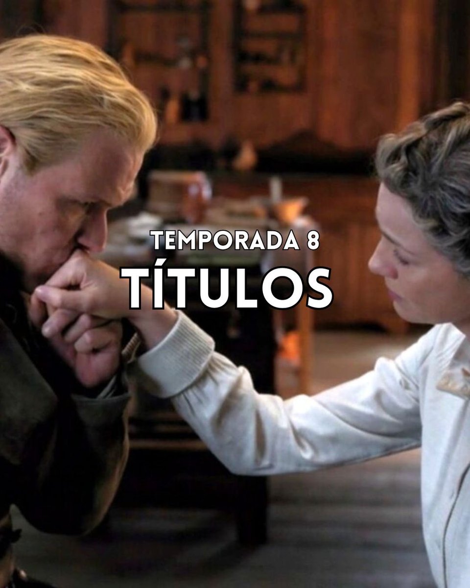 ClanLallybroch's tweet image. Amanecemos con los títulos de la temporada 8 y final! Que sí, que salieron en julio, pero ahora sabemos su orden 👇🏼👇🏼👇🏼 #outlander

(Vía Reddit gracias a la WGA)