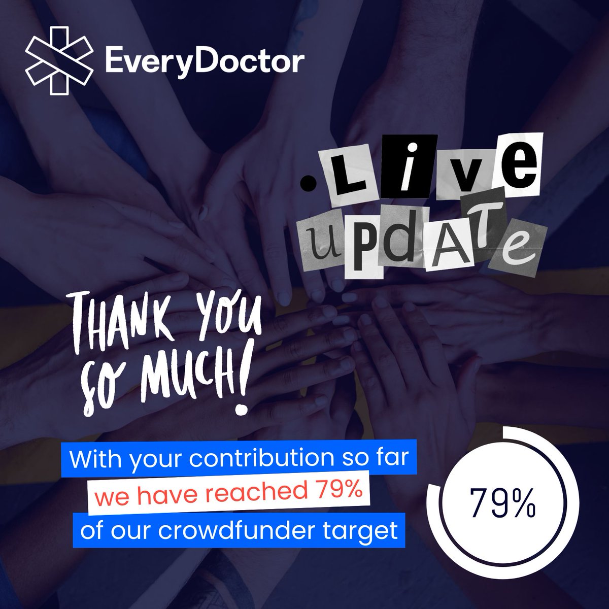 EveryDoctor (@everydoctoruk) on Twitter photo We’re nearly at 80% of our Crowdfunder target🎉
Every donation, big or small, is helping us get closer to fully funding our research into MP donations + links to the private healthcare sector.
Be part of the final push👉 crowdfunder.co.uk/p/everydoctor-… We’re nearly at 80% of our Crowdfunder target🎉
Every donation, big or small, is helping us get closer to fully funding our research into MP donations + links to the private healthcare sector.
Be part of the final push👉 crowdfunder.co.uk/p/everydoctor-…