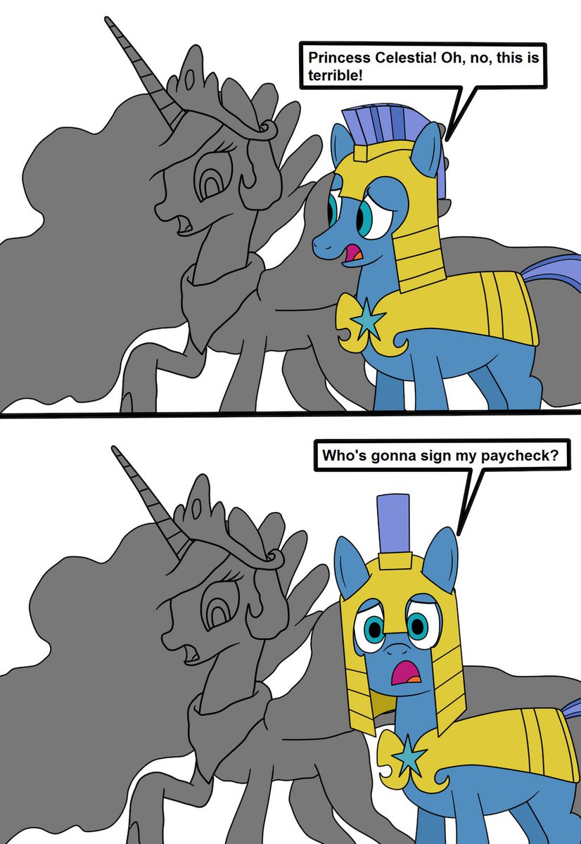 eagc1995's tweet image. (August 2018) Who&apos;s going to sign my paycheck

#MyLittlePony #SpongeBobSquarePants #PrincessCelestia