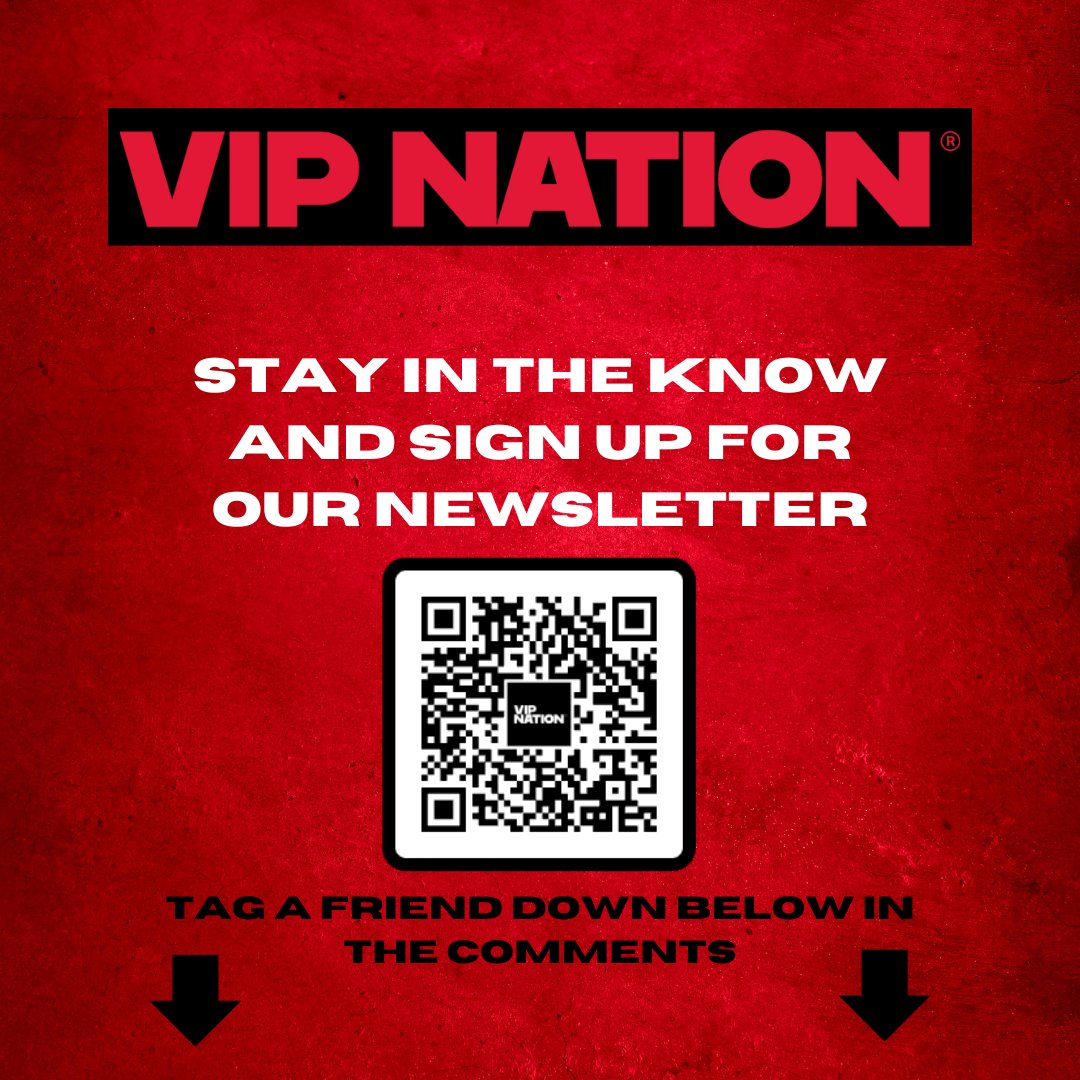 Don’t miss a beat 🎶 Subscribe to our newsletter for first dibs on tours and VIP perks—lounges, exclusive merch, soundchecks, meet-&amp;-greets, and more. Your ultimate live-music experience starts here! 🎤🎟️

👉 livemu.sc/VIPNATION-SIGN…
