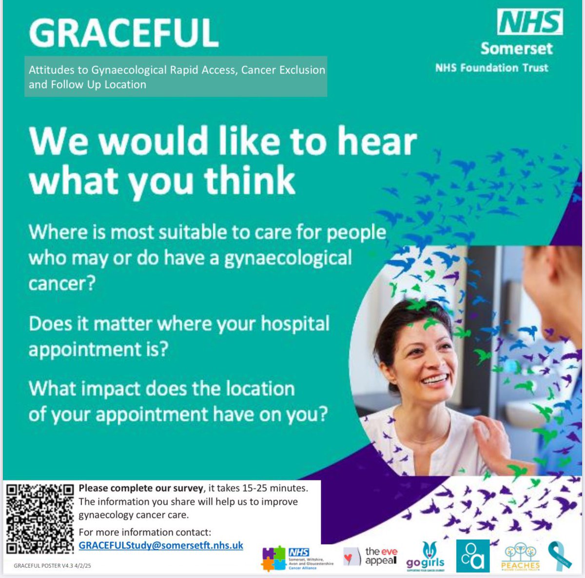 Gateshead Research and Development (@qehresearch) on Twitter photo <a href="/Gateshead_NHS/">Gateshead Health NHS Foundation Trust</a> is supporting The GRACEFUL study exploring the impact of care settings on diagnosis &treatment of gynae cancers. If you've been referred to a Rapid Access Clinic, cancer exclusion or colposcopy clinic for a gynae problem or gynae cancer please consider taking part <a href="/Gateshead_NHS/">Gateshead Health NHS Foundation Trust</a> is supporting The GRACEFUL study exploring the impact of care settings on diagnosis &treatment of gynae cancers. If you've been referred to a Rapid Access Clinic, cancer exclusion or colposcopy clinic for a gynae problem or gynae cancer please consider taking part