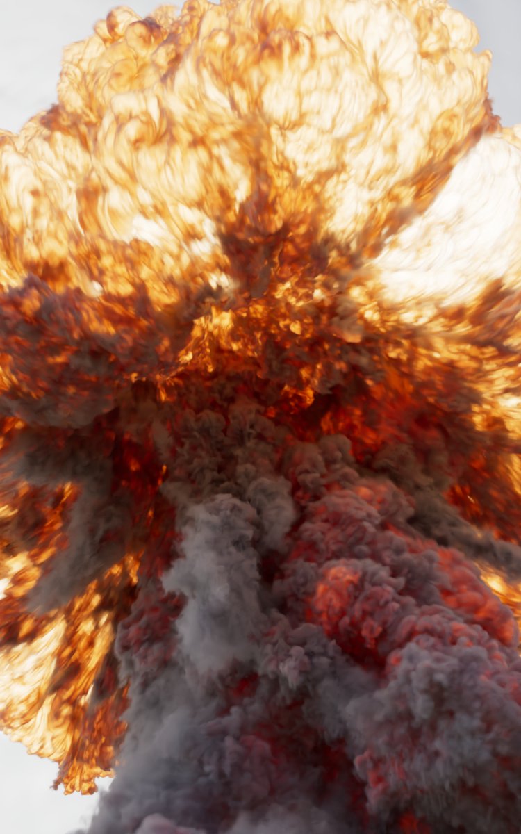 CgMort's tweet image. I never get tired of playing with Bifrost Aero, it just always looks so good.
Create in @AdskMaya using Bifrost Aero.
as usual rendered with @arnoldrenderer 

#vfx #simulation #3d #explosion #volumetric #vdb