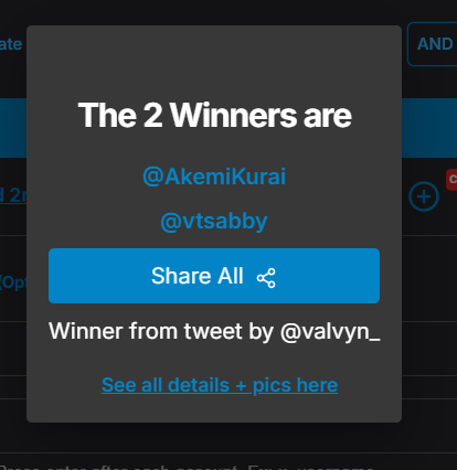 💥✨ KYAAA~!! The long-awaited moment is FINALLY HERE!! ✨💥
The Live2D Giveaway has ended!! 🎉
And the winners are…

🥇 <a href="/AkemiKurai/">Akemi 💌🎀</a> 
🥈 <a href="/vtsabby/">Sabby EN Vtuber 🍎🐥</a> 

Thank you to everyone who joined!! Don’t give up, because 10 lucky people will get a SECRET SURPRISE 👀 Who’s curious?! 🎁