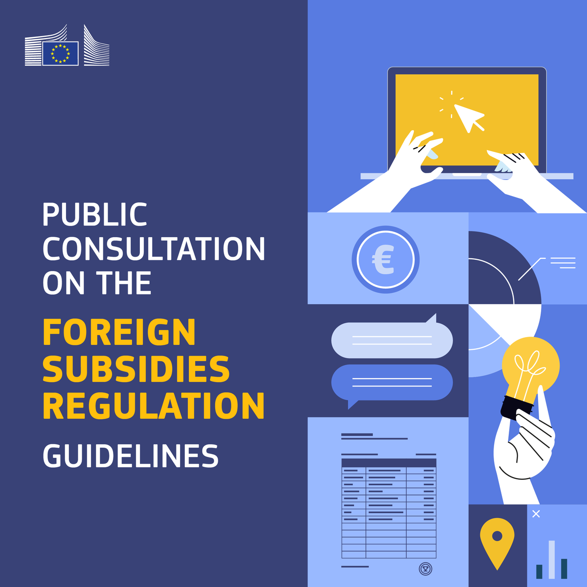 EU_Competition's tweet photo. One week left ⌛️

✍️Have your say on the draft Foreign Subsidies Regulation Guidelines – deadline 12 September!

Your input will help shape how we apply the FSR in acquisitions of control, public procurement, and other direct investments.

To participate👉 https://t.co/jU4m89UbjA https://t.co/TsPEcEH9W6