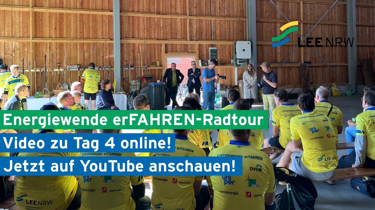Tag 4 der EnergiewendeerFAHREN-Radtour: Von Hannover nach Helmstedt. Zwischenstopp bei Silke Weiberg (LEE Niedersachsen) &amp; Besuch der Rieselfelder des Abwasserverbands Braunschweig mit Blick vom 100 m Deponieberg und bei Landwind-Gruppe!

YouTube: youtu.be/L1Ncfdej1Qs