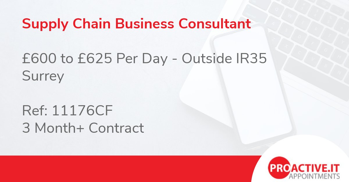 ProactiveIT_UK's tweet image. The successful applicant will be someone who has experience of assessing and coming up with solutions to pain points and issues faced within the Supply Chain in a manufacturing environment.
proactive.it/job/supply-cha…
#MSDynamicsNAV #ERP #MRP