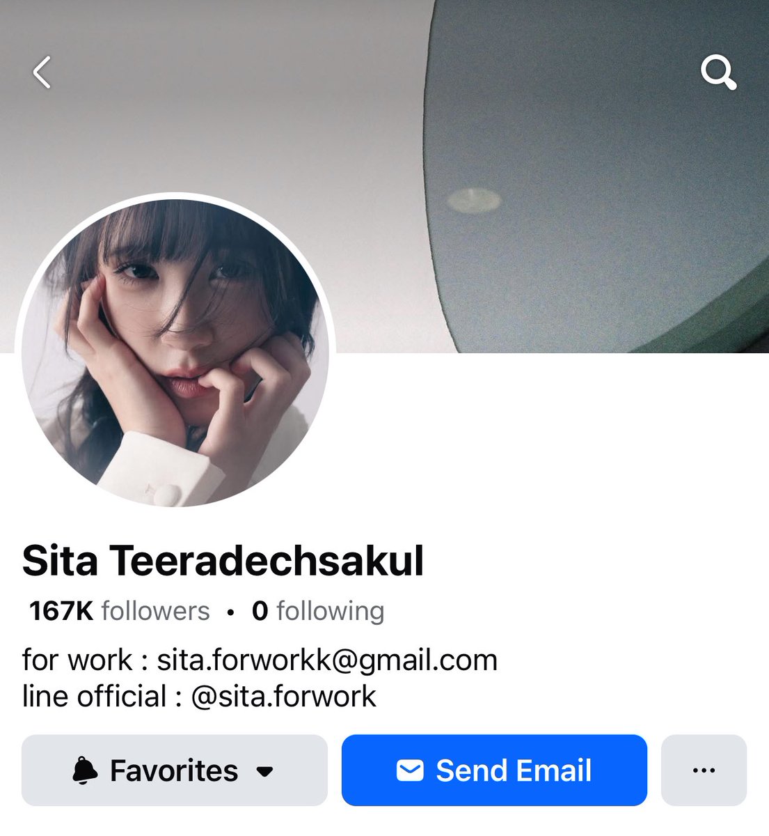 Facebook ; 📸📱 — Sita Teeradechsakul

ซัปพอร์ตผู้หญิงคนนี้หน่อยได้ไหมคะ 🫶🏻

for work : sita.forworkk@gmail.com
line official : @ sita.forwork

#SitaTeeradechsakul