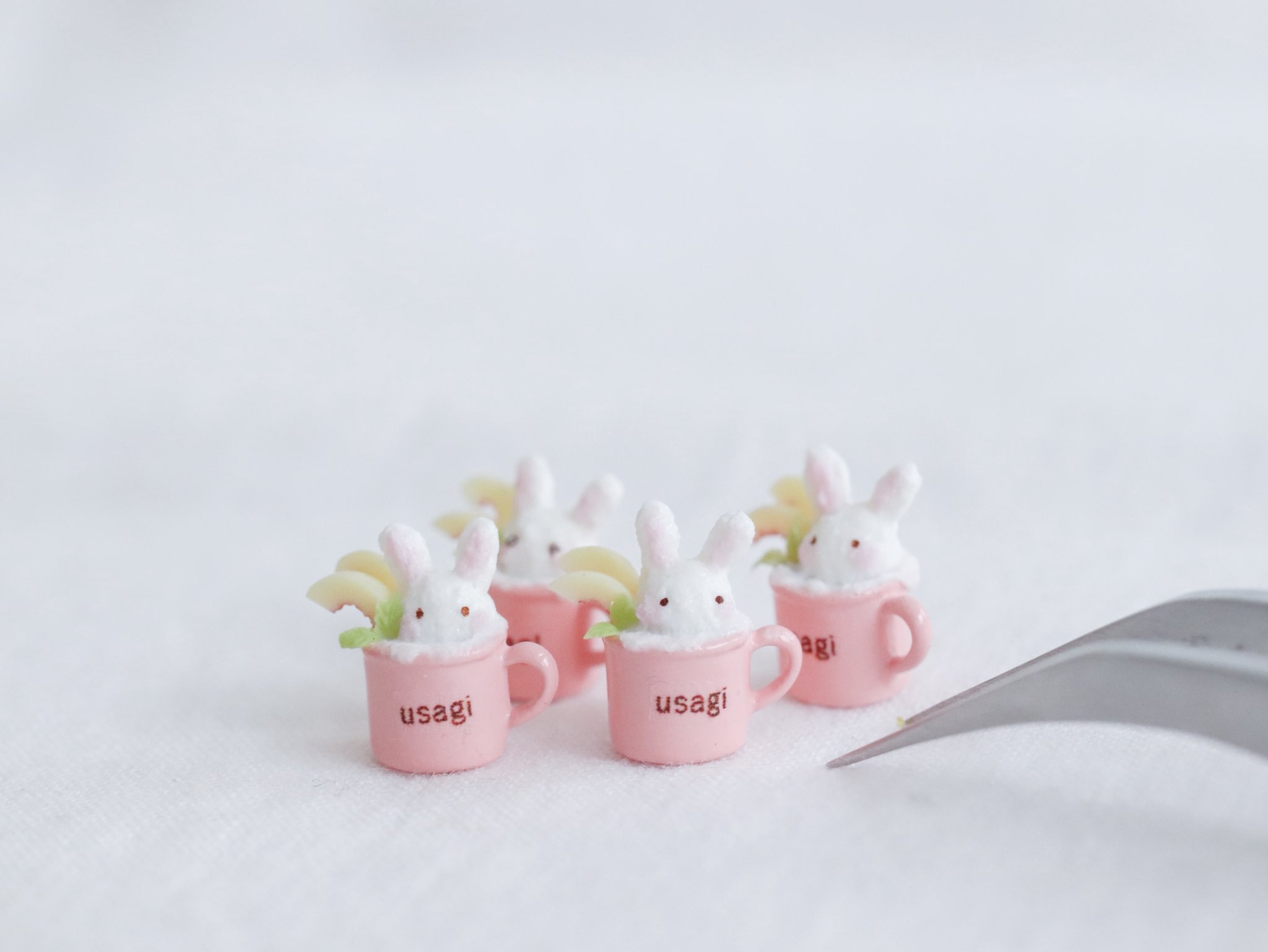 ＊ほっこりふわふわ立ち耳うさちゃん＊チビチビベア付き Amazon.co.jp: 幸せのモモちゃん 兎ぬいぐるみ 長い耳 大きな頭