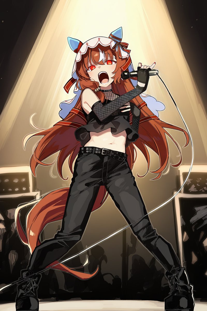 カラオケ行こ！といいダンダダンといい
ウマ娘も紅に染まってるし今期はKURENAI流行ってんのか？