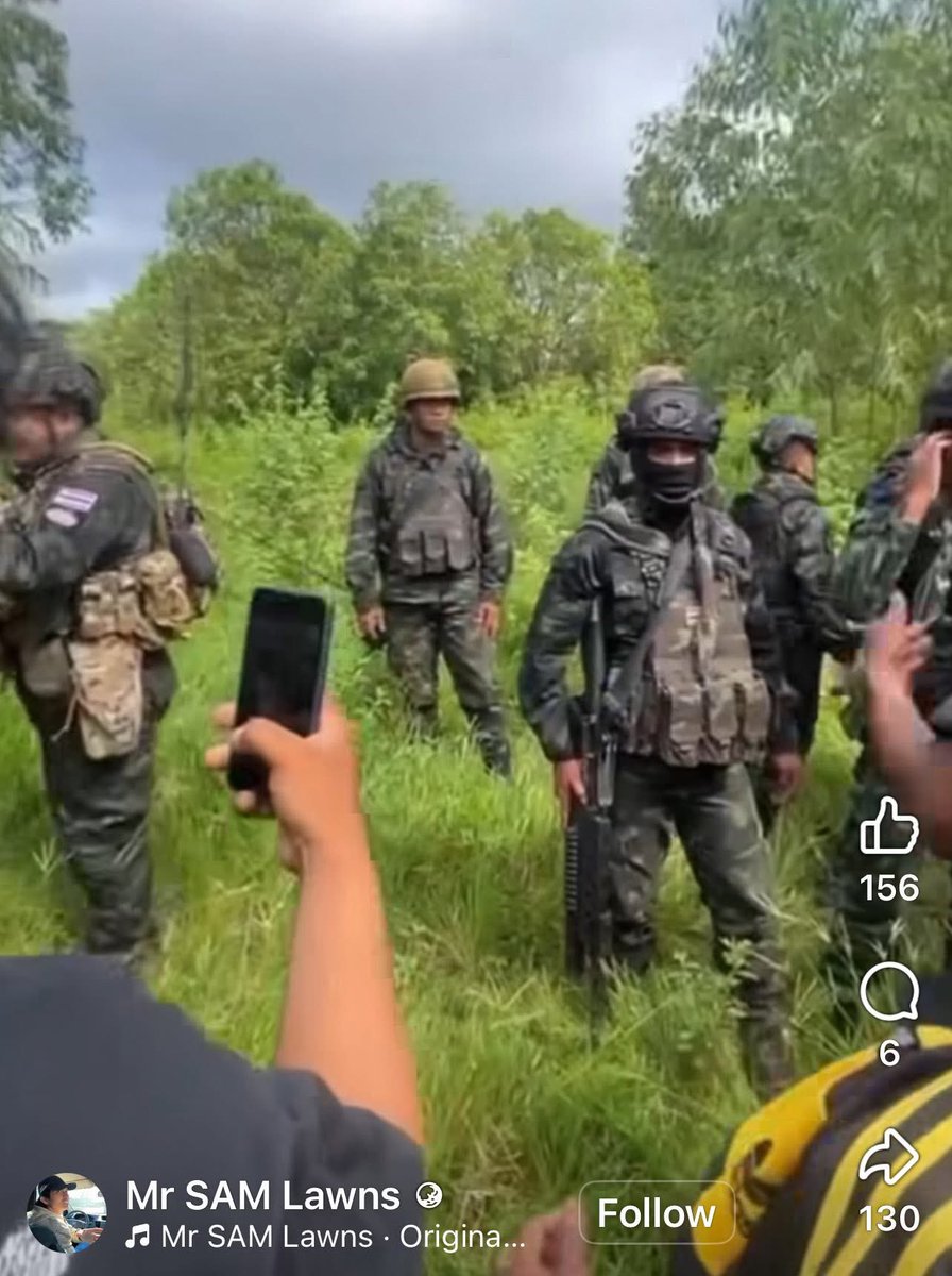 NginSovannavy's tweet photo. Thai Army try to invade our territory violating the ceasefire on the 4th Sept 2025 in Banteay Meanchey Province.

#thailandviolatesceasefireagreement 
#CambodiaNeedPeace 
#Realeasecambodiasolider https://t.co/Jr7DXavili