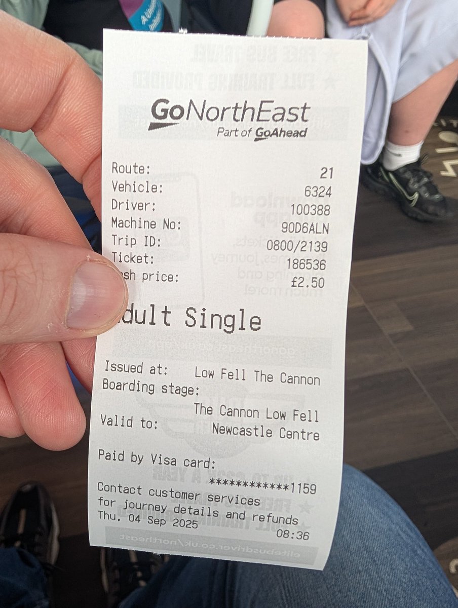 Ben Lowery (@benalowery72) on Twitter photo <a href="/gonortheast/">Go North East</a> Why is it when I ask for a ticket from Low Fell to Gateshead that I'm being charged to Newcastle? Does this mean that we can travel for free between Gateshead and Newcastle? Also, £2.50 for such a short journey is a piss take <a href="/gonortheast/">Go North East</a> Why is it when I ask for a ticket from Low Fell to Gateshead that I'm being charged to Newcastle? Does this mean that we can travel for free between Gateshead and Newcastle? Also, £2.50 for such a short journey is a piss take