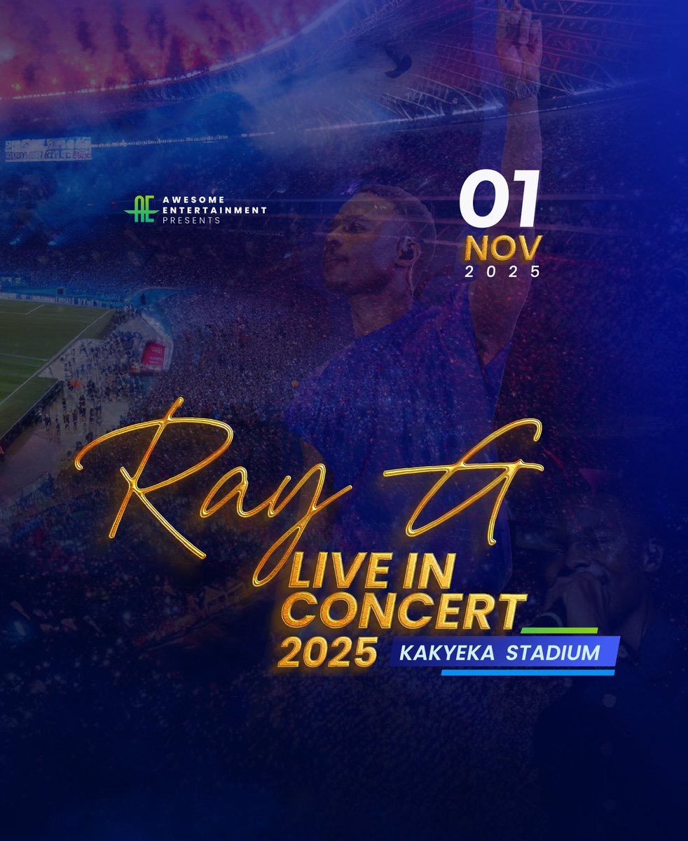 Tugume Joseph (@tugumej02490620) on Twitter photo Good morning friends of Ankole <a href="/Ray_G_official/">Ray G</a> has prepared a beautiful night for us again on the 01/11/2025 at kakyeka Stadium Mbarara
Its our time to give back to the music lion #tuuzekakyeka Good morning friends of Ankole <a href="/Ray_G_official/">Ray G</a> has prepared a beautiful night for us again on the 01/11/2025 at kakyeka Stadium Mbarara
Its our time to give back to the music lion #tuuzekakyeka