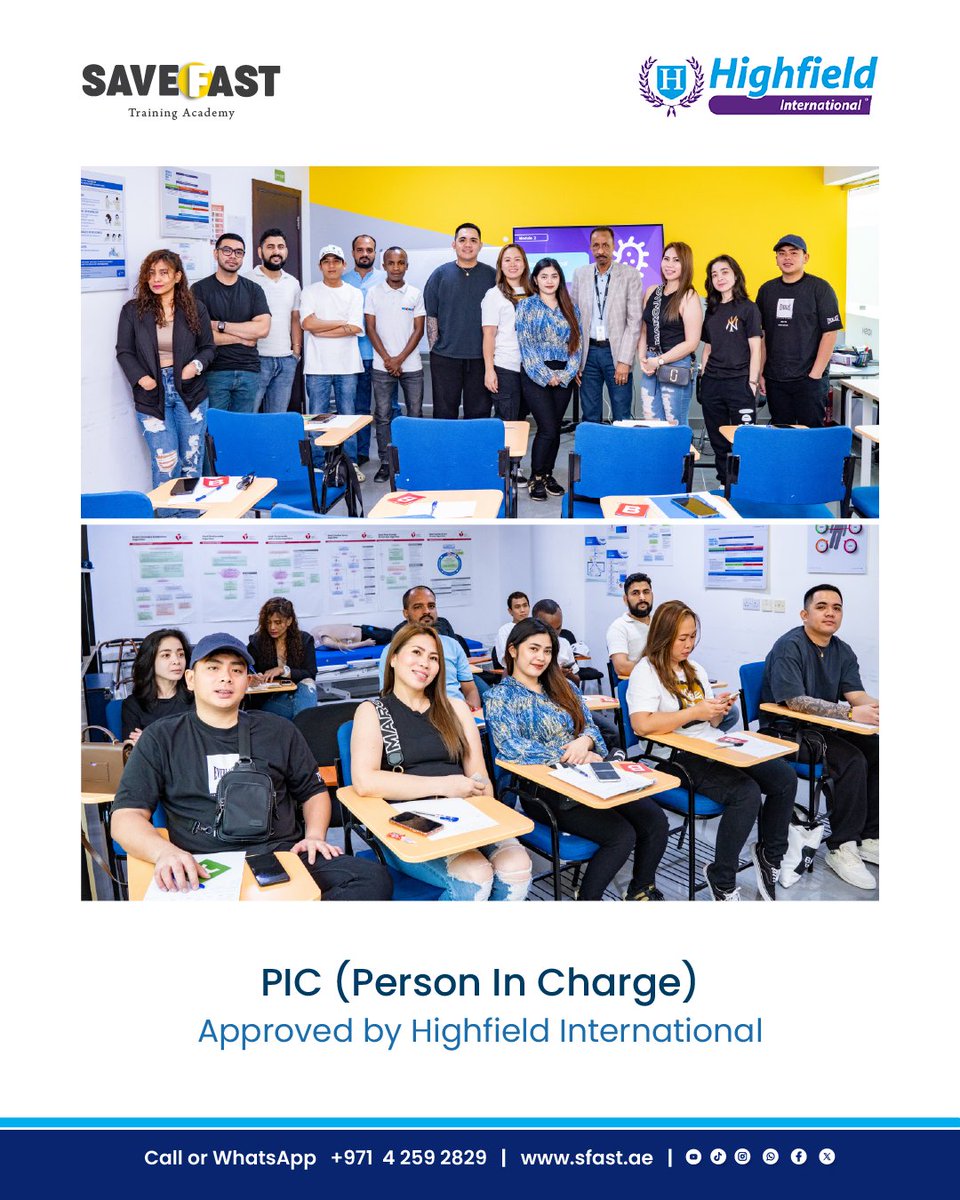 save_fast's tweet image. PIC (Person in Charge) Training at SaveFast!
Led by Dr. Rashid, this Highfield-approved program empowers professionals with the skills to ensure effective food safety practices.

+971 4 259 2829 | sfast.ae

#SaveFast #PICTraining #FoodSafety #UAE
