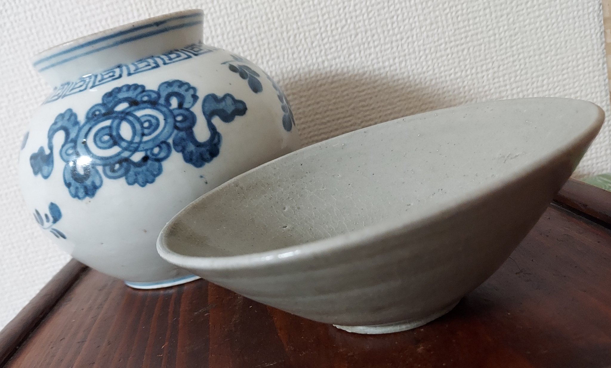 【李朝コレクター放出品❗04.】李朝白磁　分院手　大振り茶碗　鉢　時代産地不明❗ Yahoo!オークション -「李朝白磁茶碗」の落札相場・落札価格
