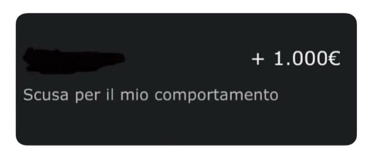 Il modo giusto per chiedermi scusa.