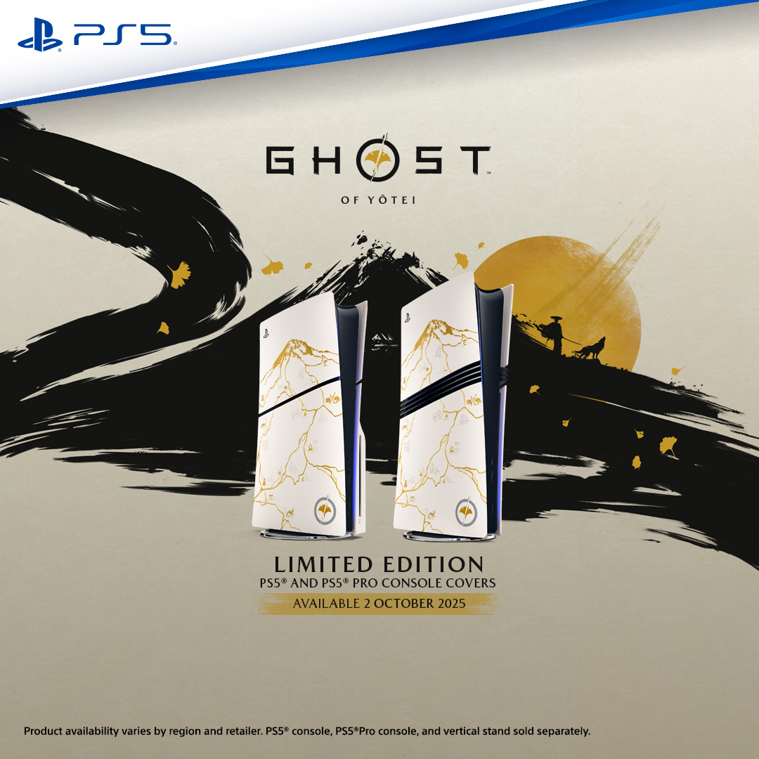 Pre-orders for the Ghost of Yōtei Limited Edition PS5 Console bundle and accessories go live today🍂

Please check your local retailer for details.
