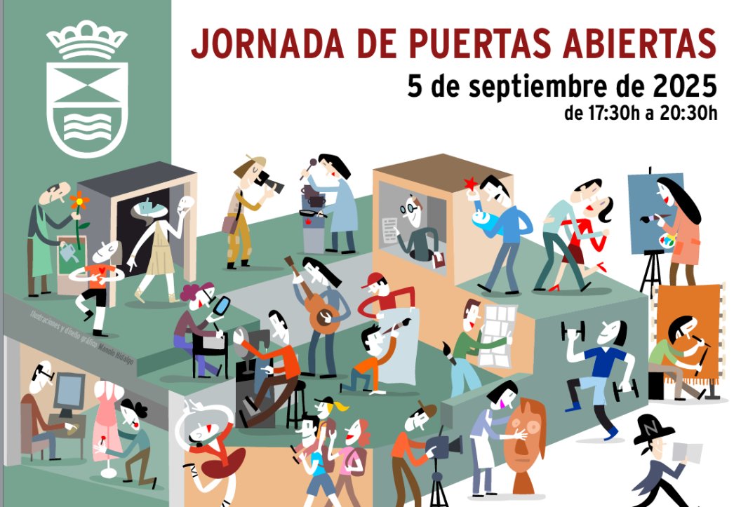 💃⚱️🧵🎸🎨Jornadas de puertas abiertas de cursos y talleres Culturales
📍Centro cívico Julián Besteiro #Leganés
🕔desde las 17:30 a las 20:30h
🗓️5 de septiembre
➕Info: leganes.org/web/guest/w/jo…