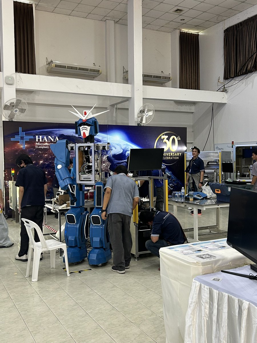 klaikong's tweet image. บรรยากาศการเตรียมงาน ลำพูน Techweek ที่ อบจ.ลำพูน บูธใหญ่ๆ อย่าง Hana จัดเต็มมาก เห็นแล้วบอกได้เลยว่า ลำพูน เป็นอีกแหล่งของอุตสาหกรรมมูลค่าสูงที่สำคัญของไทย บางบริษัทก็เปิดรับสมัครงาน ฝึกงานด้วย ศุกร์ เสาร์ นี้มาเที่ยวงานกันได้ #อบจลำพูน #Techweek