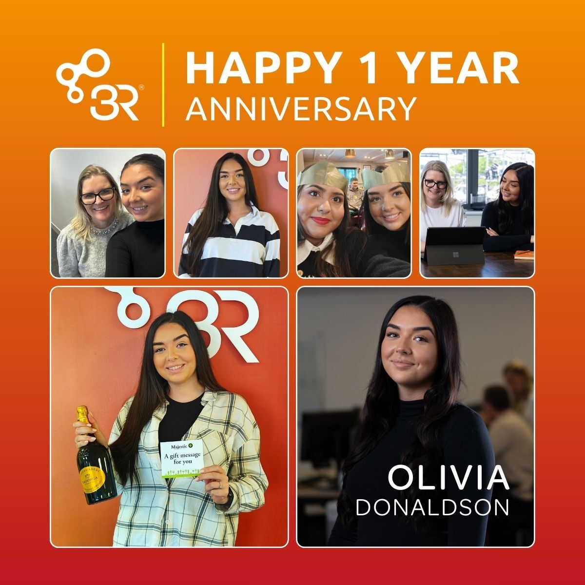 3R_RecSolutions's tweet image. Huge congrats to Olivia on her 1-year anniversary! As our Credit Control & Risk Coordinator, her proactive approach has been instrumental.
In the words of her manager, she's an "absolute superstar" who is passionate about results. Thanks for a great year, Olivia!
#Team #3R