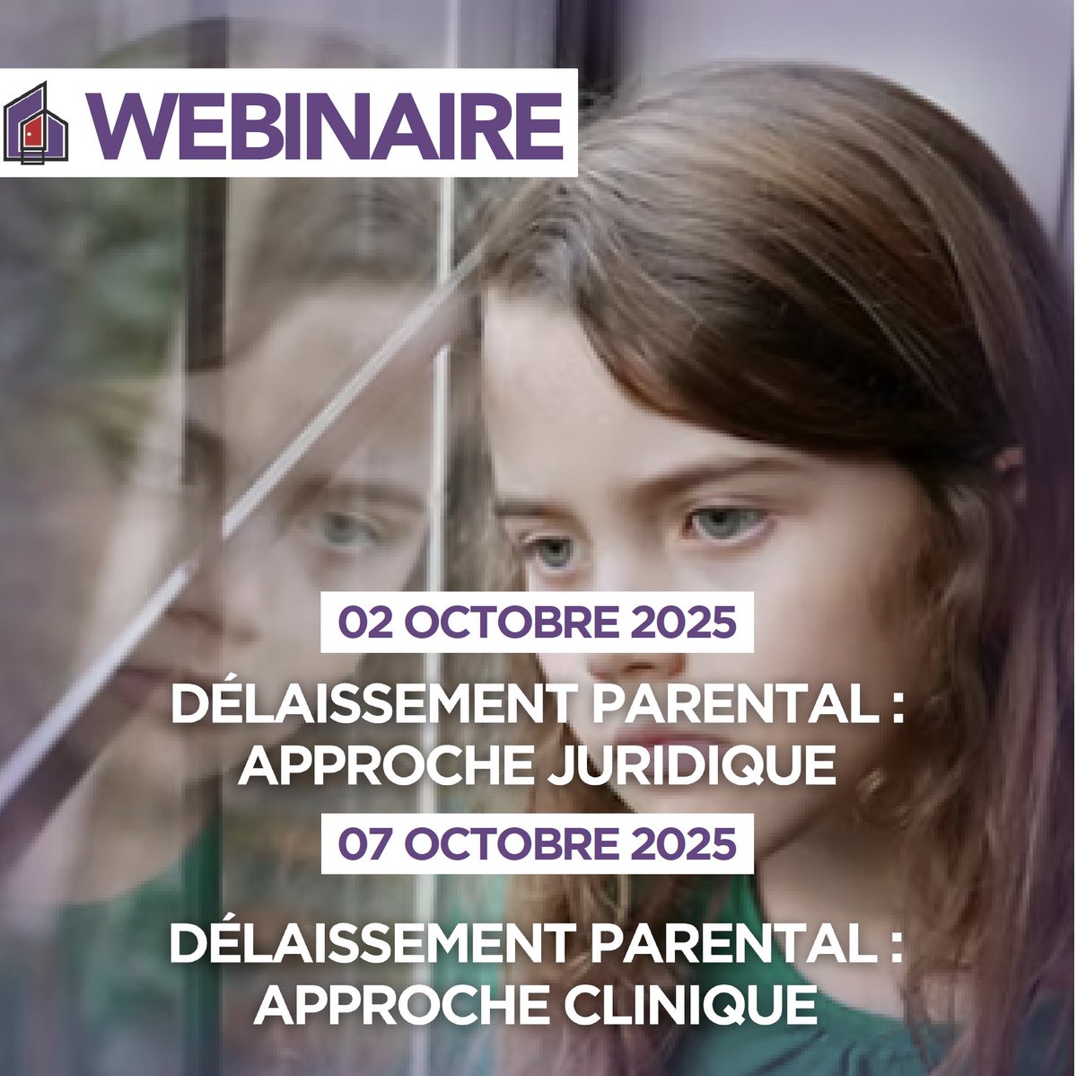 Pour mieux accompagner les enfants concernés ne manquez pas notre 𝗪𝗲𝗯𝗶𝗻𝗮𝗶𝗿𝗲 – 𝗗𝗲́𝗹𝗮𝗶𝘀𝘀𝗲𝗺𝗲𝗻𝘁 𝗣𝗮𝗿𝗲𝗻𝘁𝗮𝗹 : 𝗔𝗽𝗽𝗿𝗼𝗰𝗵𝗲𝘀 𝗝𝘂𝗿𝗶𝗱𝗶𝗾𝘂𝗲 &amp; 𝗖𝗹𝗶𝗻𝗶𝗾𝘂𝗲 | 𝟮 &amp; 𝟳 𝗼𝗰𝘁𝗼𝗯𝗿𝗲 𝟮𝟬𝟮𝟱 ecoleprotectionenfance.com/nos-formations
#Protectionenfance#délaissement
