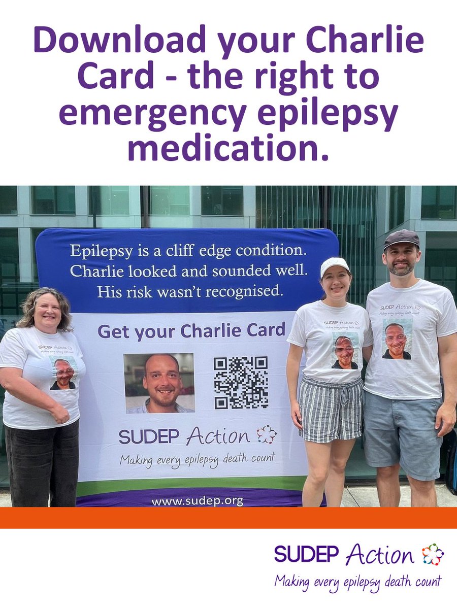 SUDEP Action (@sudepaction) on Twitter photo The family of Charlie Marriage, who died from SUDEP in 2021, have worked alongside SUDEP Action as well as the <a href="/IPAPharmacy/">Independent Pharmacies Association (IPA)</a> to create the āCharlie Cardā ā to let people with #epilepsy know their legal right to emergency meds in a crisis.
sudep.org/charlie-card/ <a href="/ESNA_epilepsy/">ESNA</a> The family of Charlie Marriage, who died from SUDEP in 2021, have worked alongside SUDEP Action as well as the <a href="/IPAPharmacy/">Independent Pharmacies Association (IPA)</a> to create the āCharlie Cardā ā to let people with #epilepsy know their legal right to emergency meds in a crisis.
sudep.org/charlie-card/ <a href="/ESNA_epilepsy/">ESNA</a>