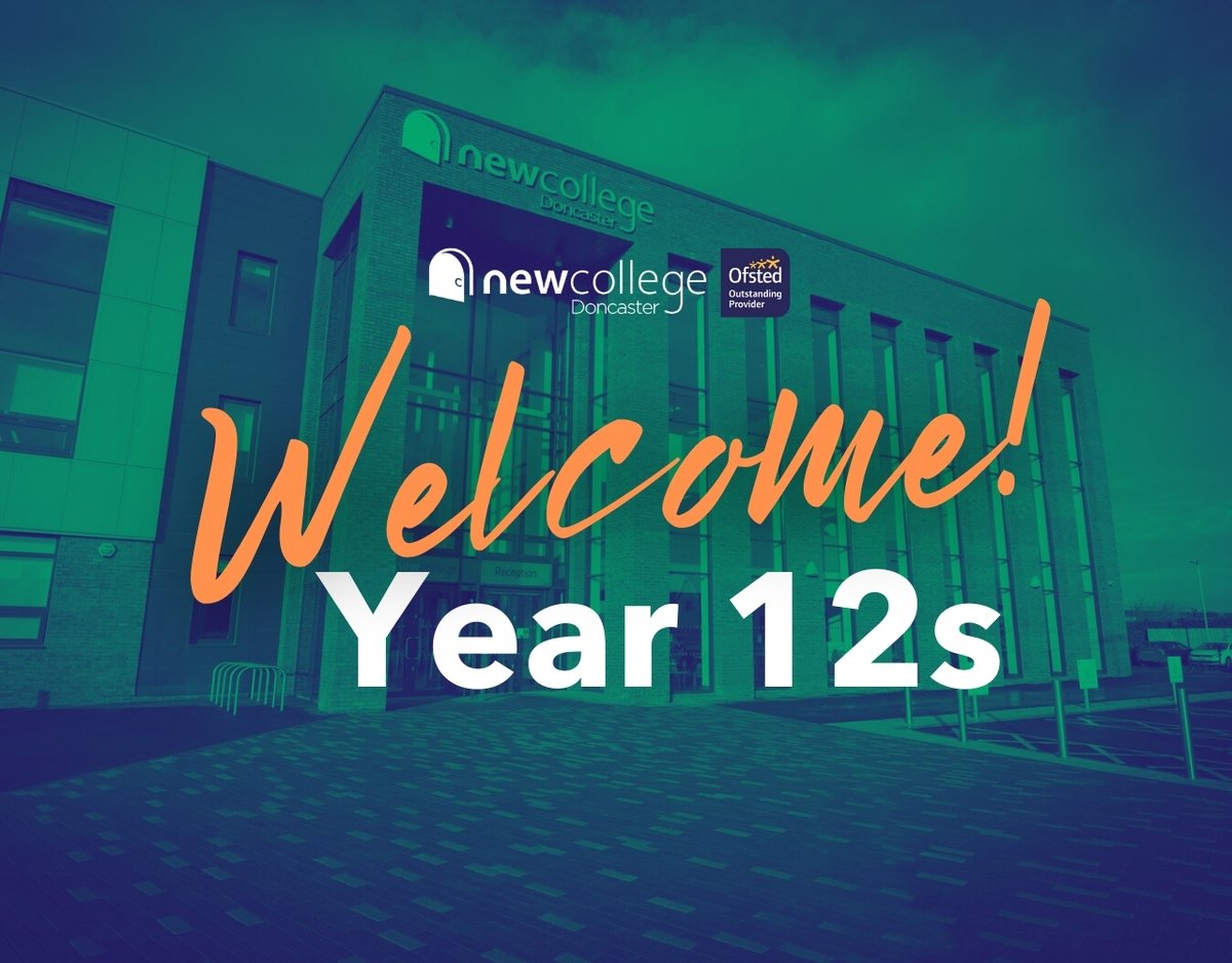 A warm welcome to all our new Year 12 students starting college today. We’re really pleased to have you with us and hope you settle in quickly 🤩