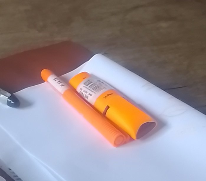 How orange am I? 
My art materials are orange 🟠