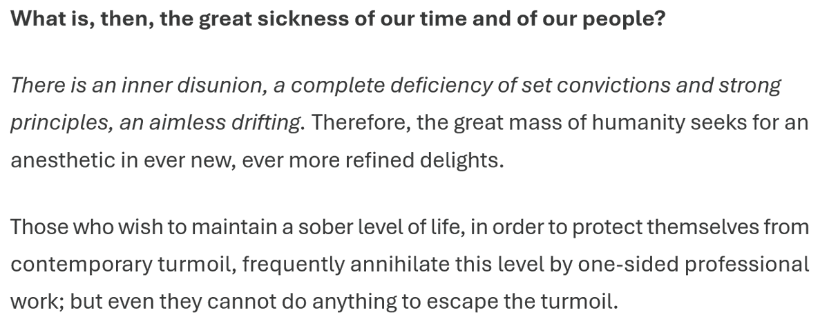 SandyMount18's tweet image. St Edith Stein from The Significance of Woman's Intrinsic Value in National Life, lecture given at the 15th convention of the Bavarian Catholic Women Teachers in Ludwigshafen on the Rhine, 12 April 1928