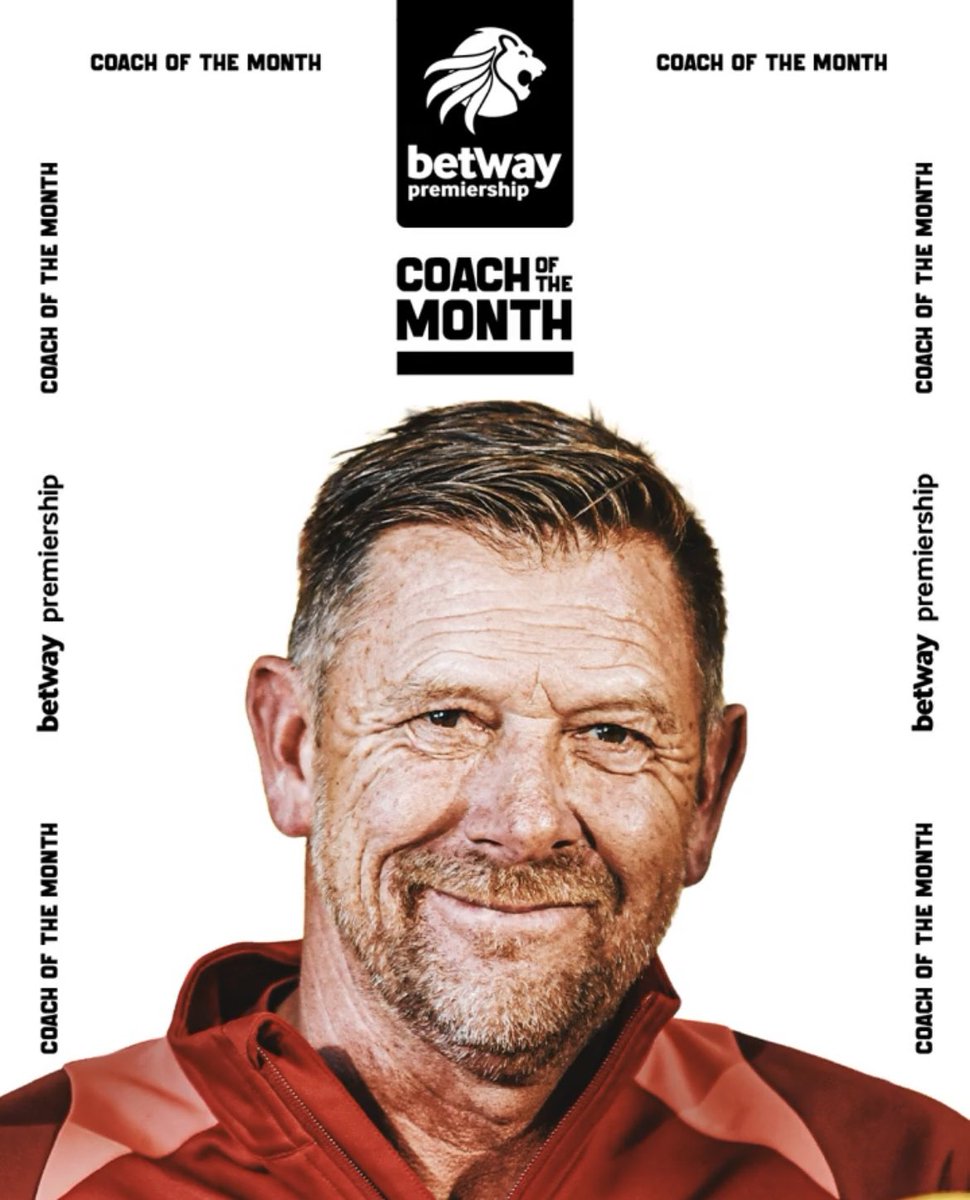🚨BREAKING: Sekhukhune United head coach Eric Tinkler has been named the Betway Premiership coach of the month for the month of August! 👏🏼

Well done, Coach! 🙌🏼⚽️

#AbsaYourStoryMatters #AirMobile #BetwayPrem #CastleLager