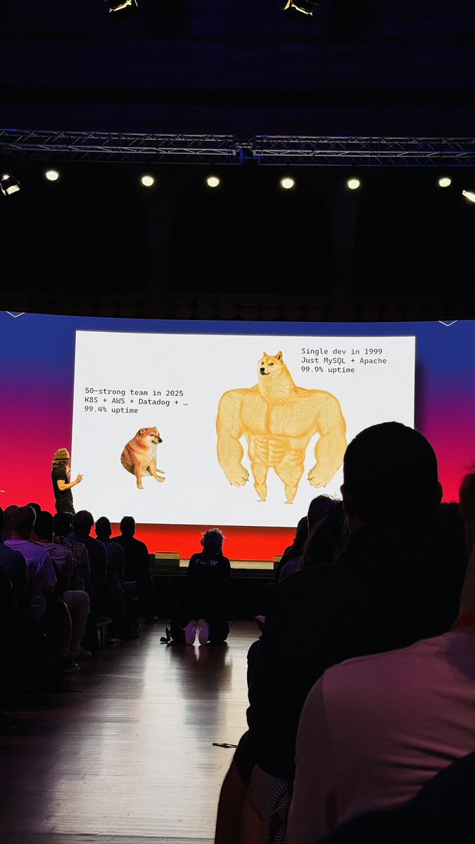 manoj_g33k's tweet image. Oh, to hear DHH rant about the state of modern software engineering 😄

#RailsWorld