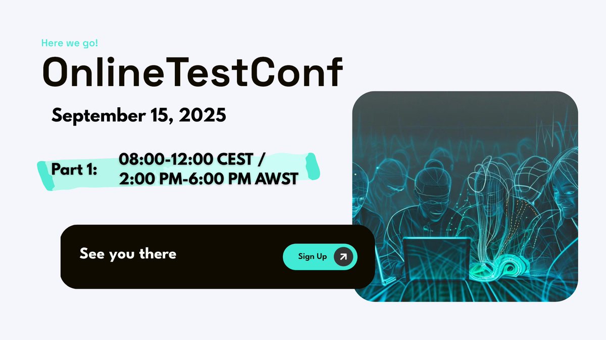 OnlineTestConf tweet media