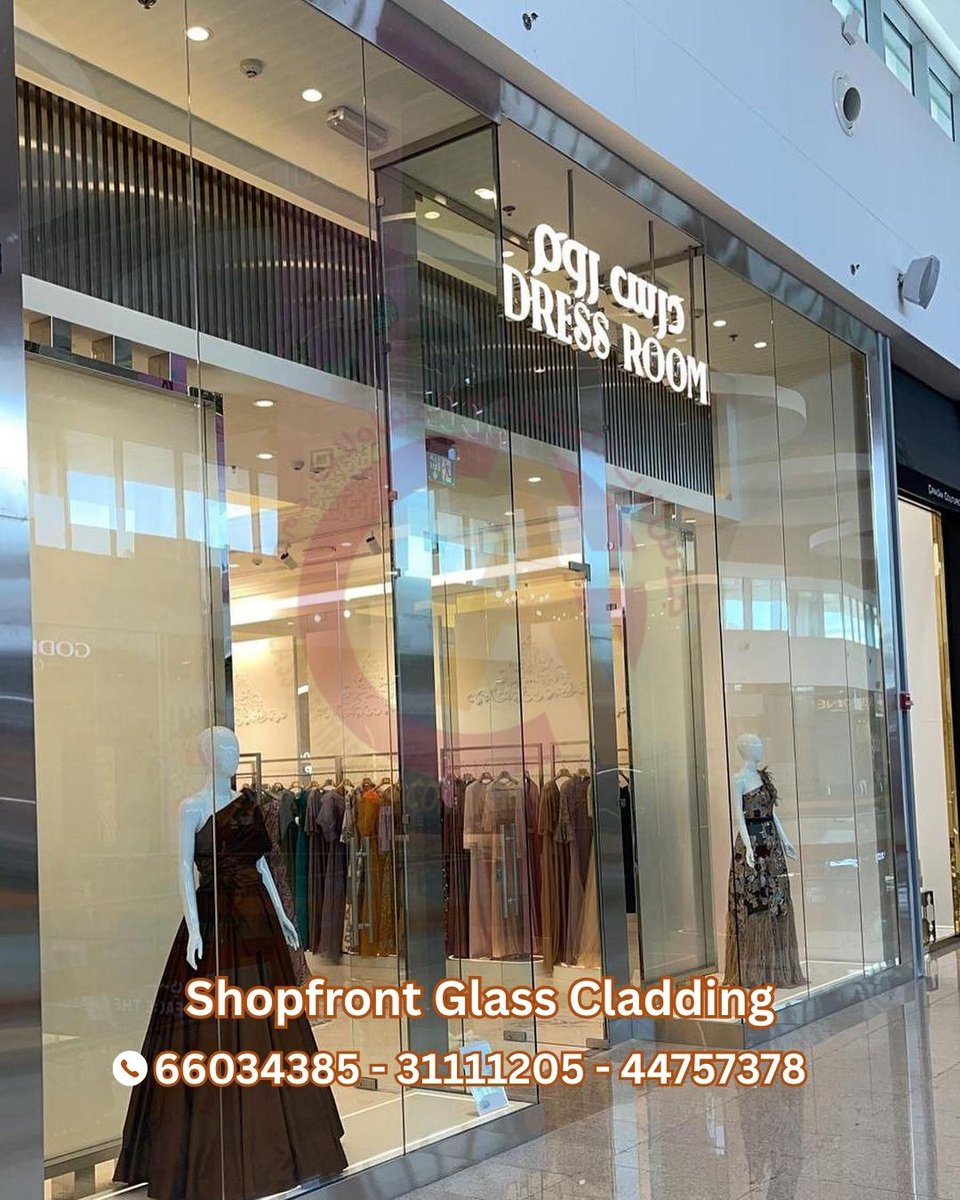 GlassArt_q's tweet image. Transform your business exterior with sleek, modern glass cladding that enhances your brand image and attracts customers.
#GlassCladding #ShopfrontDesign #ModernFacade #CommercialInteriors #ArchitecturalGlass #RetailDesign #FacadeDesign #GlassWork #StoreFrontMakeover
