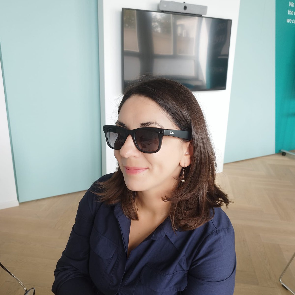 Yesterday we hosted Patrik Tovarys from @MetaCEE, who introduced us to Ray-Ban Meta smart glasses 👓. Inspiring talk + hands-on demo on innovation, privacy &amp; responsible use. Thanks Patrik for the insights &amp; future ideas! 🚀