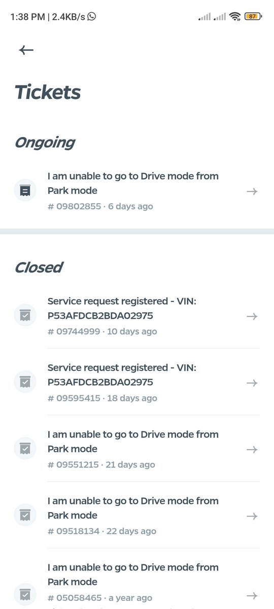 swaruppati's tweet photo. @OlaElectric Keya service hai.....!! @bhash From last 22 days scooter issue not running. Lots of complain but all are unanswered. The service is even worsen than before and make fake 1day service promise.@OlaElectrick https://t.co/0V0XTTIN4X