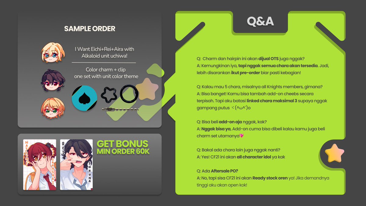 🔄&amp;❤️ are very appreciated!   

ReIN's #Comifuro21 Pre-Orders Open! 
+ GIVEAWAY MERCH BELLOW ✨

✉️ Pick up &amp; Mail order 🍊
🗓 4-15 September
🌟 #Ensemblestars #enstars 

Form link down below ⬇ ⬇
#cf21catalogue #Comifuro21Catalogue