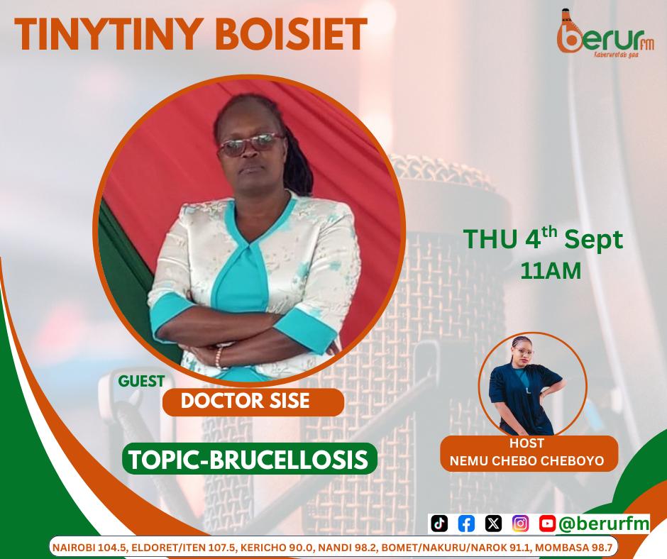 berurfmke's tweet image. 2nd Hour: Interview with Dr.Sise
Topic: Brucellosis
#Tinytinykasit