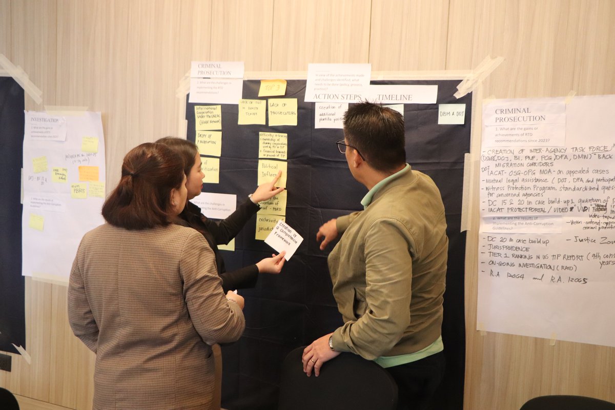 IACAT_PH's tweet image. IACAT, with ASEAN-ACT &amp;amp; UNODC, concluded a 2-day workshop on Aug 6-7 in Makati, tackling the link between corruption &amp;amp; trafficking. Stakeholders strengthened coordination, accountability, &amp;amp; commitment to fight trafficking &amp;amp; protect victims.

#IACAT #IisangNasyonIisangAksyon