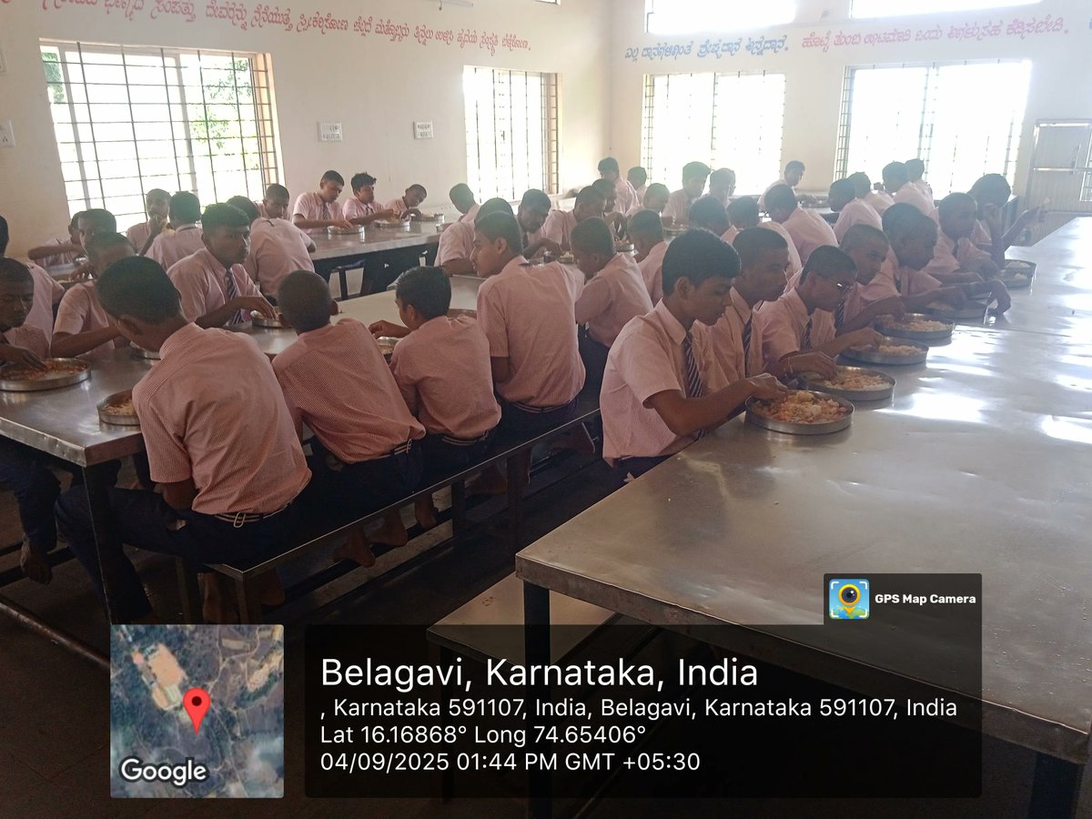 Lunch photos  #SocialAudit_SWDMeals #SocialWelfare_Karnataka