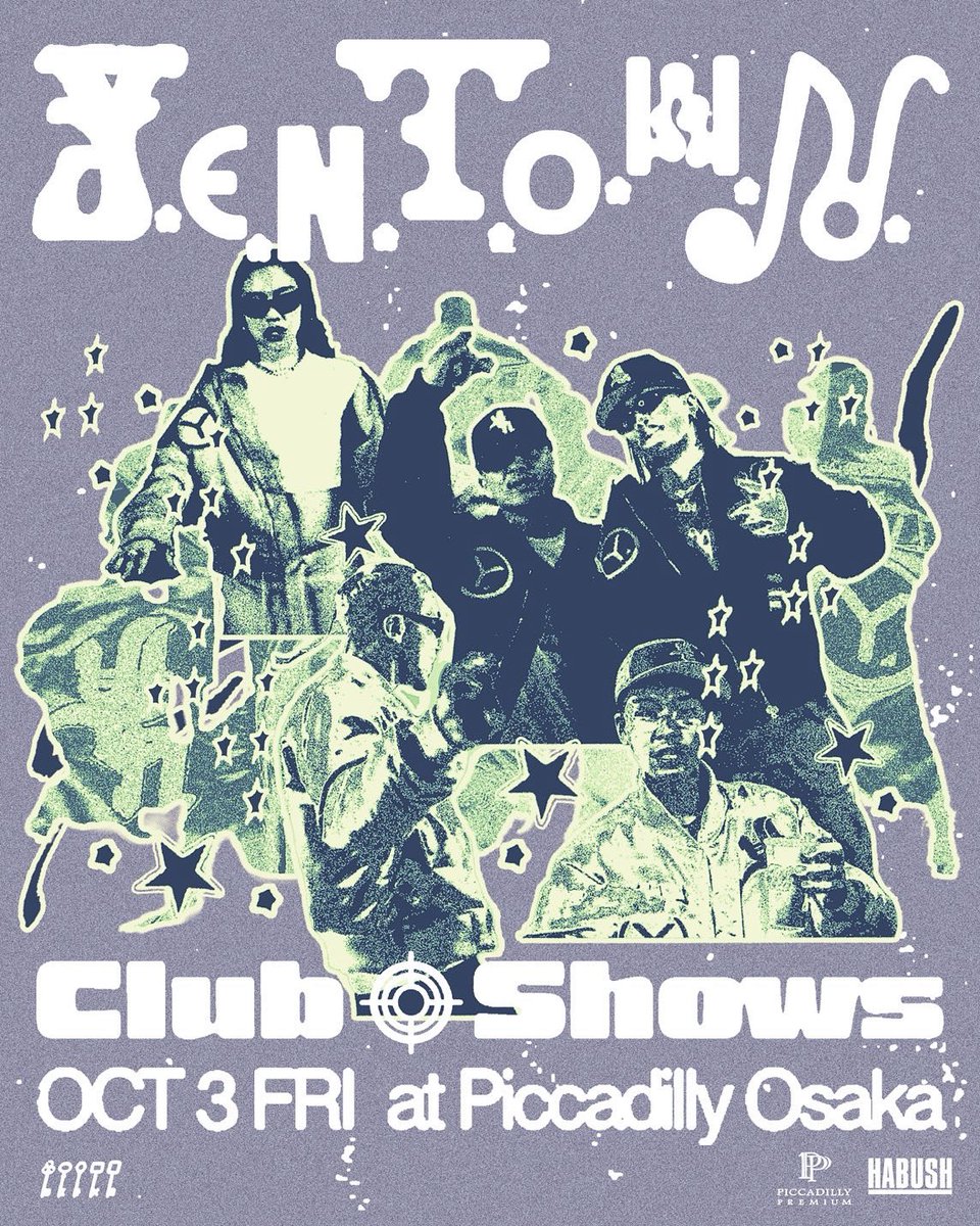YENTOWNがPICCADILLY PREMIUMに登場🔥🔥

【日程】
2025年10月3日(金)
【場所】
PICCADILLY PREMIUM

9/4 18時から超早割を30枚限定で販売開始💨

超早割チケット：¥3,000/1D

詳細･チケットご購入はこちら
jp-night.me/app/index.html…

#yentown #梅田 #クラブ #ライブ #awich