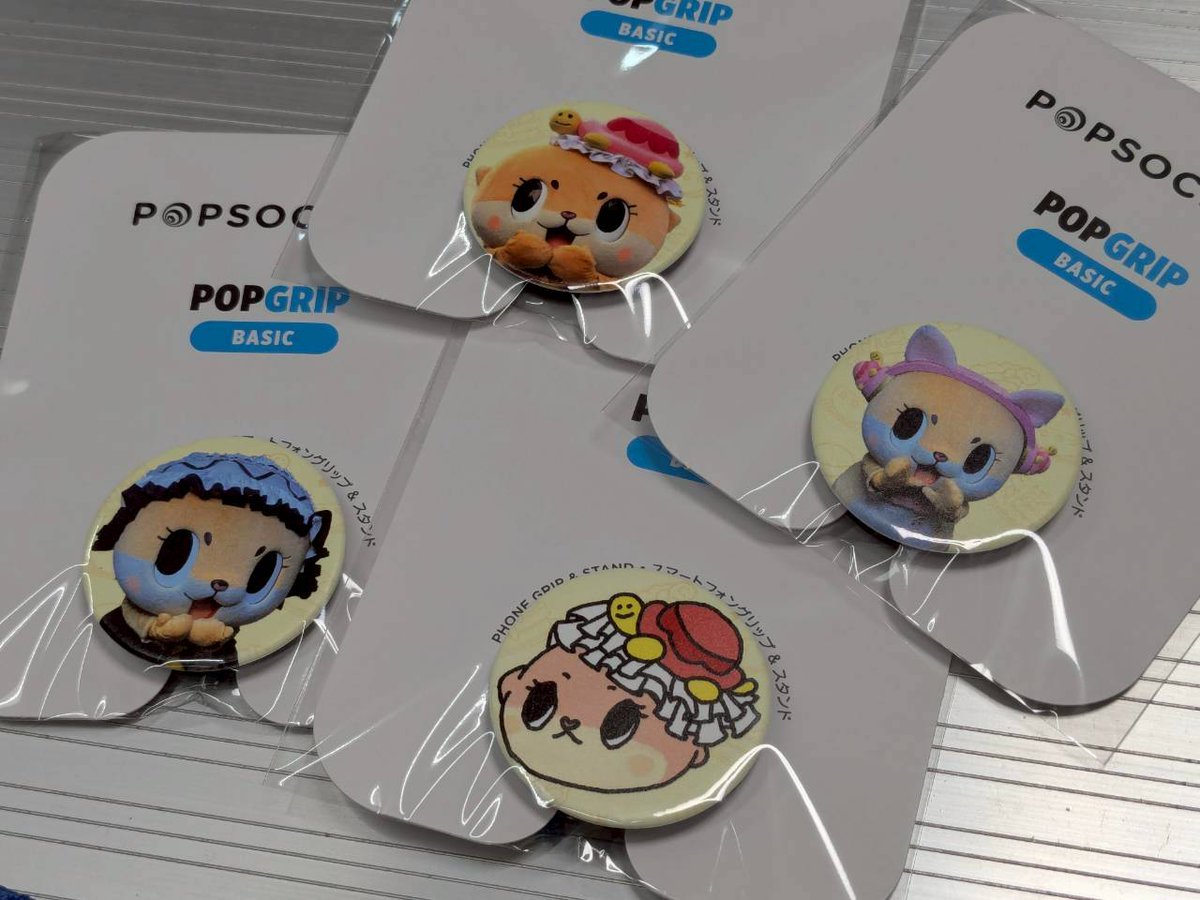 ちぃたん☆のポップソケッツが新登場やで＾＾
合わせてランチェキも追加入荷したで✨
通販で販売開始するからみんなも付けてな🐢

chiitan-store.stores.jp/items/68b7c817…