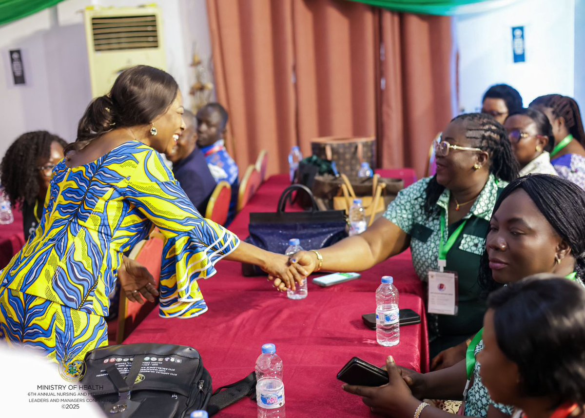 <a href="/ProfDrGADanquah/">Prof. Dr. Grace Ayensu-Danquah</a> The conference brought together key stakeholders, including CEOs of teaching hospitals, Regional Directors of Health Services, and nursing and midwifery managers and directors, to discuss enhancing healthcare quality, leadership, and education.