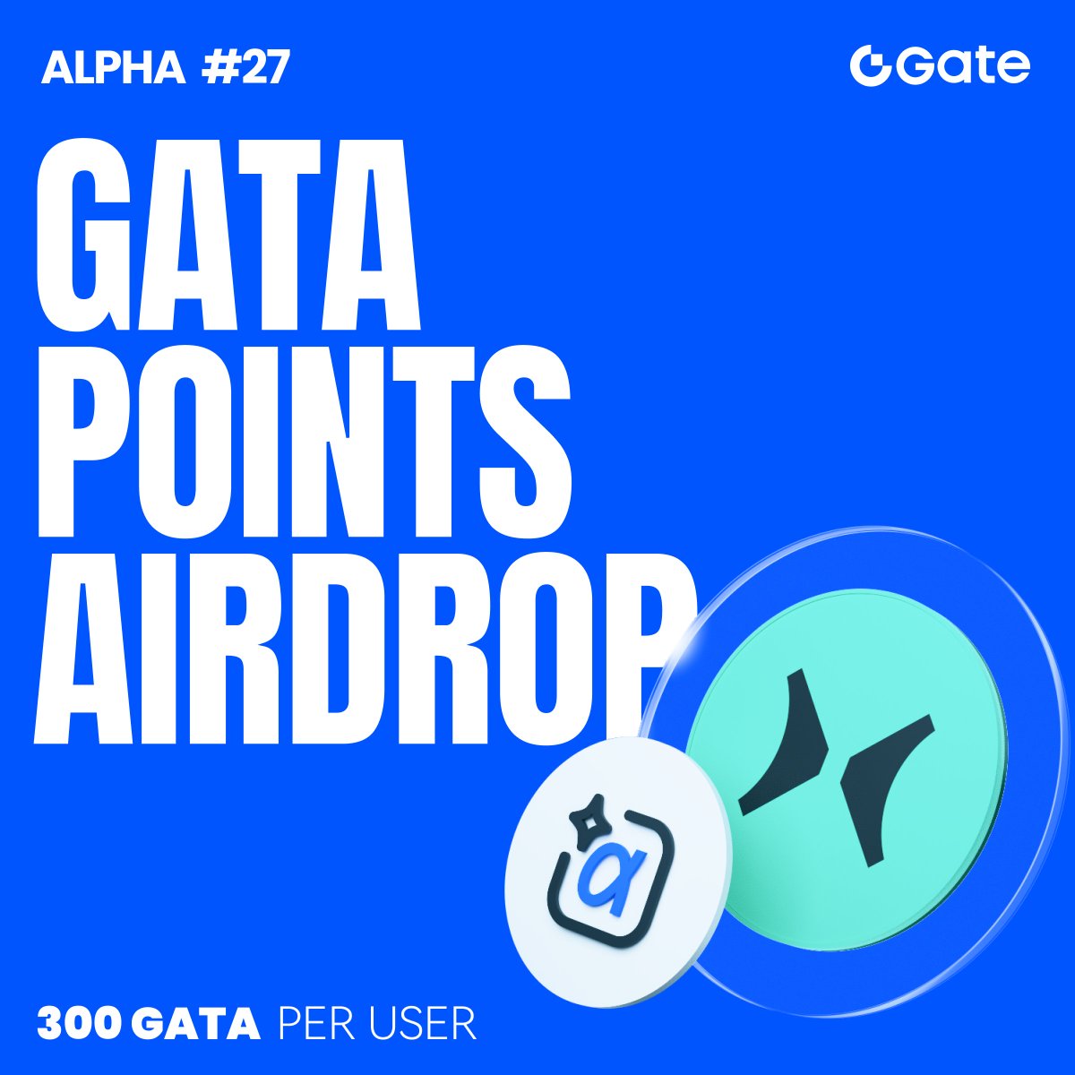 Gate Alpha Airdrop: Claim 300 GATA Tokens with 15 Alpha Points by Sep 4