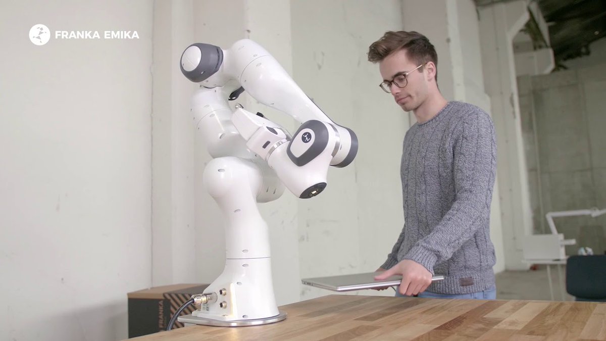 Did you know an industrial collaborative robot can be used as a #haptic device?

We analyzed the #FrankaEmika as a haptic interface eliminating resonance with virtual damping.

Open access article 👉 doi.org/10.1016/j.mech…

#Robotics #Haptics #FrankaEmika #Mechatronics