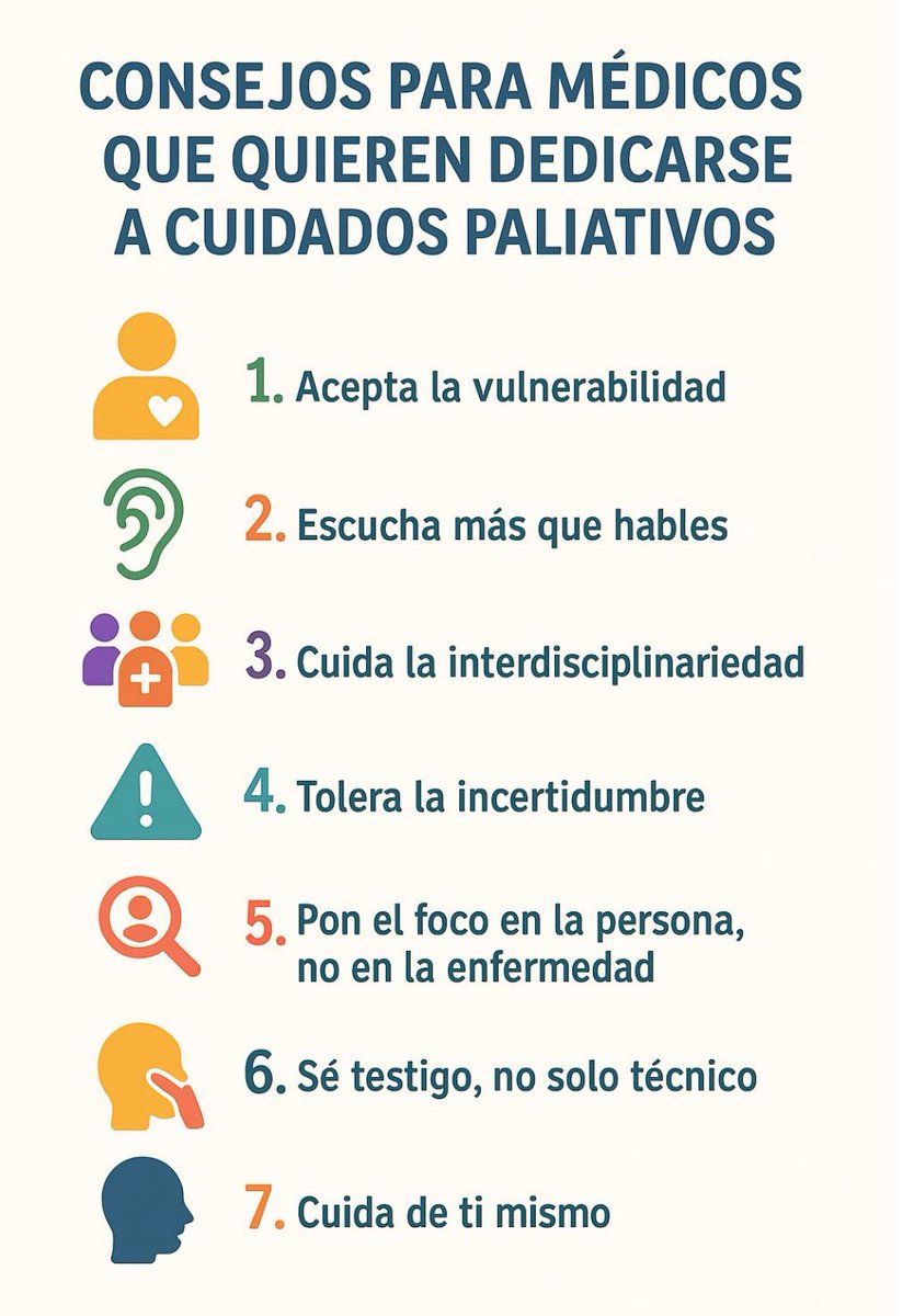 Cuidaralqcuida's tweet photo. “Enseñar Cuidados Paliativos es formar médicos capaces de acompañar con CIENCIA, HUMANIDAD y COMPASIÓN hasta el último momento de la vida.” https://t.co/7rppWwthoj