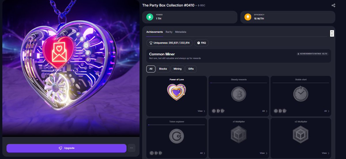 A966Ama's tweet image. Another of my digital art that mines $bitcoin with @GoMining_token . this one was from valentin 2024 release =) its sick this nft mines bitcoin in the real #bitcoinblockchain

@ethereum 
@solana 
@BNBCHAIN 
@ton_blockchain