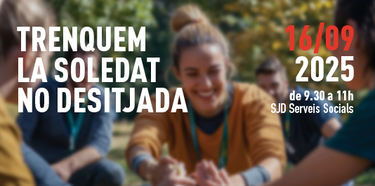 solidaritatSJD's tweet image. Vols conéixer com detectar la #SoledatNoDesitjada a la teva #empresa? Et proposem eines per detectar-la i gestionar-la a la Trobada de Voluntariat Corporatiu de Sant Joan de Déu. Podràs viure, en primera persona, com fer-ho!

🗓️ Dimarts, 16 de setembre
🕘 9.30 - 11.30 hores
📍…
