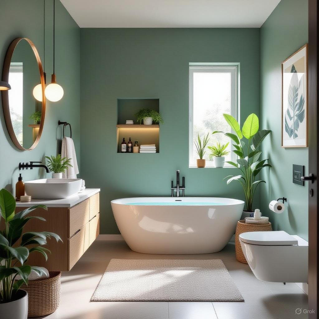 Transform your bathroom into a 2025 oasis! Discover the latest trends: eco-friendly materials, smart tech, biophilic design, bold colors, smart storage, dynamic lighting, and luxury accessories. Read more: spabaths.co/blog/bathroom-… #BathroomTrends2025 #SpaBaths #EcoFriendlyDesign